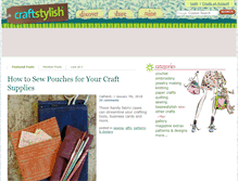 Tablet Screenshot of craftstylish.com